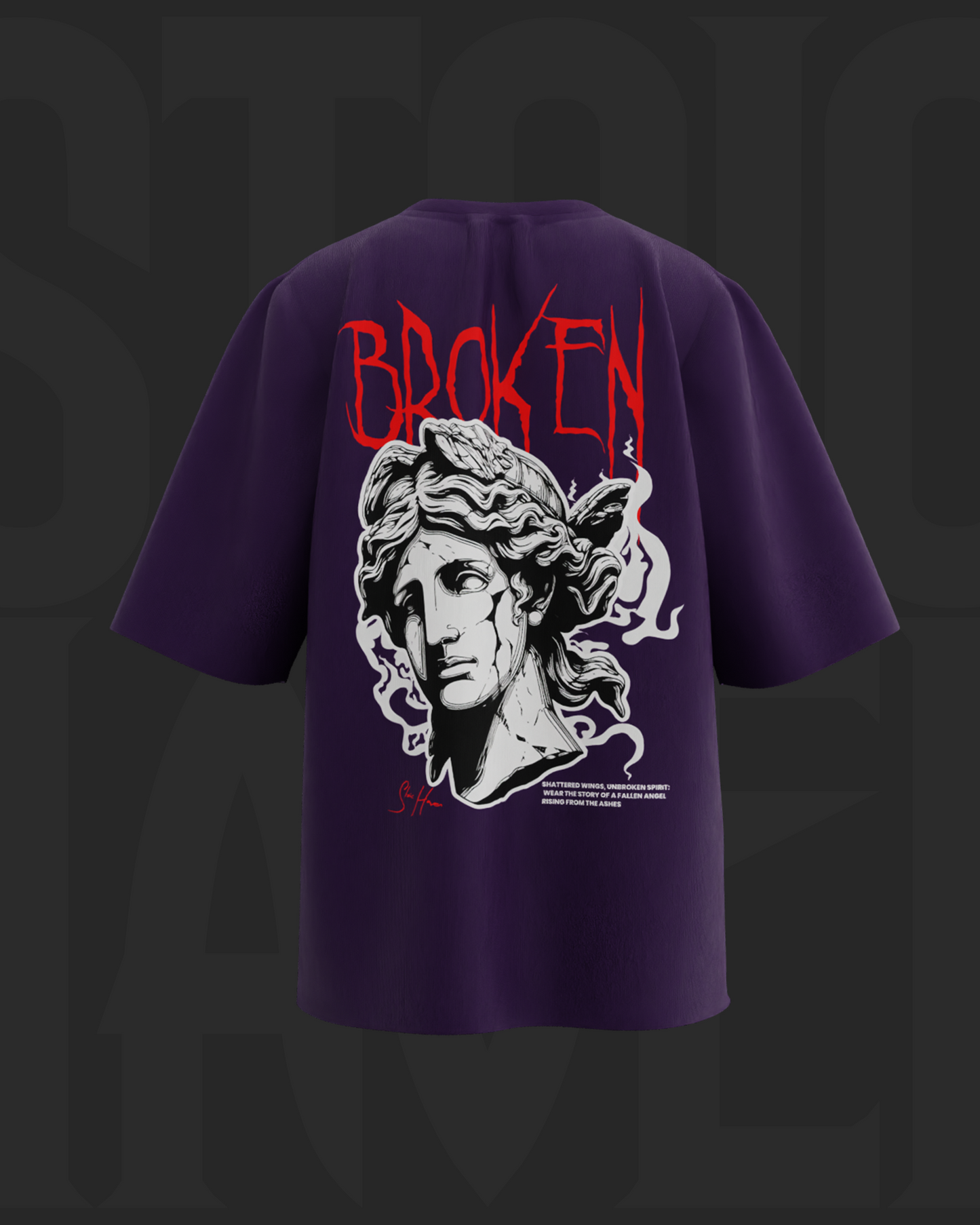 Broken Premium Oversized T-shirt