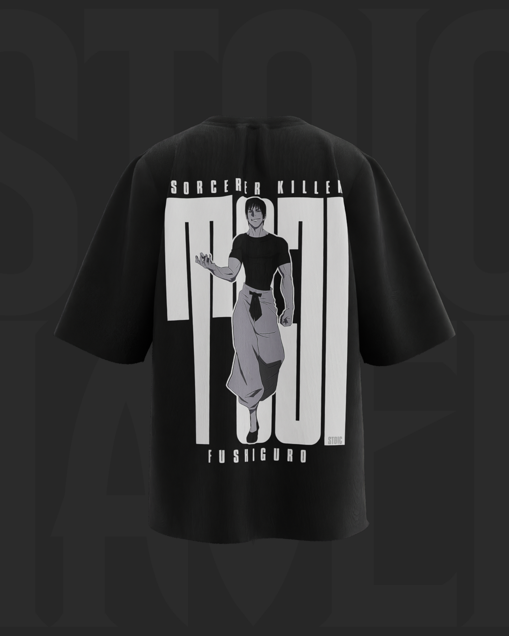 Jujutsu Kaisen Anime Toji Fushiguro Inspired Urban Fashion - Premium Stoic Haven Oversized T-shirt