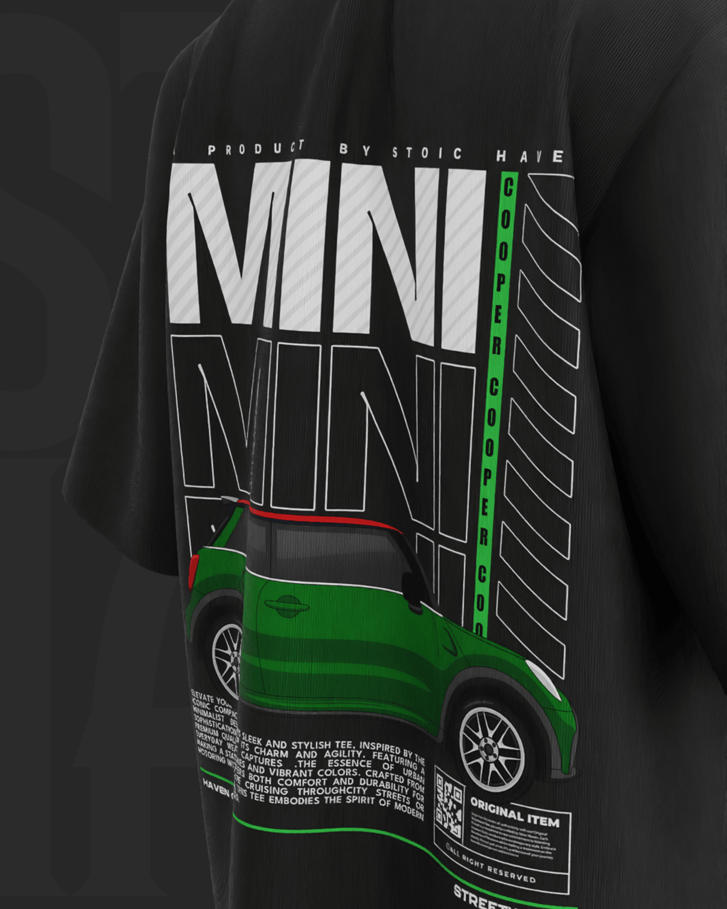 "The Mini" Premium Oversized Car T-shirt