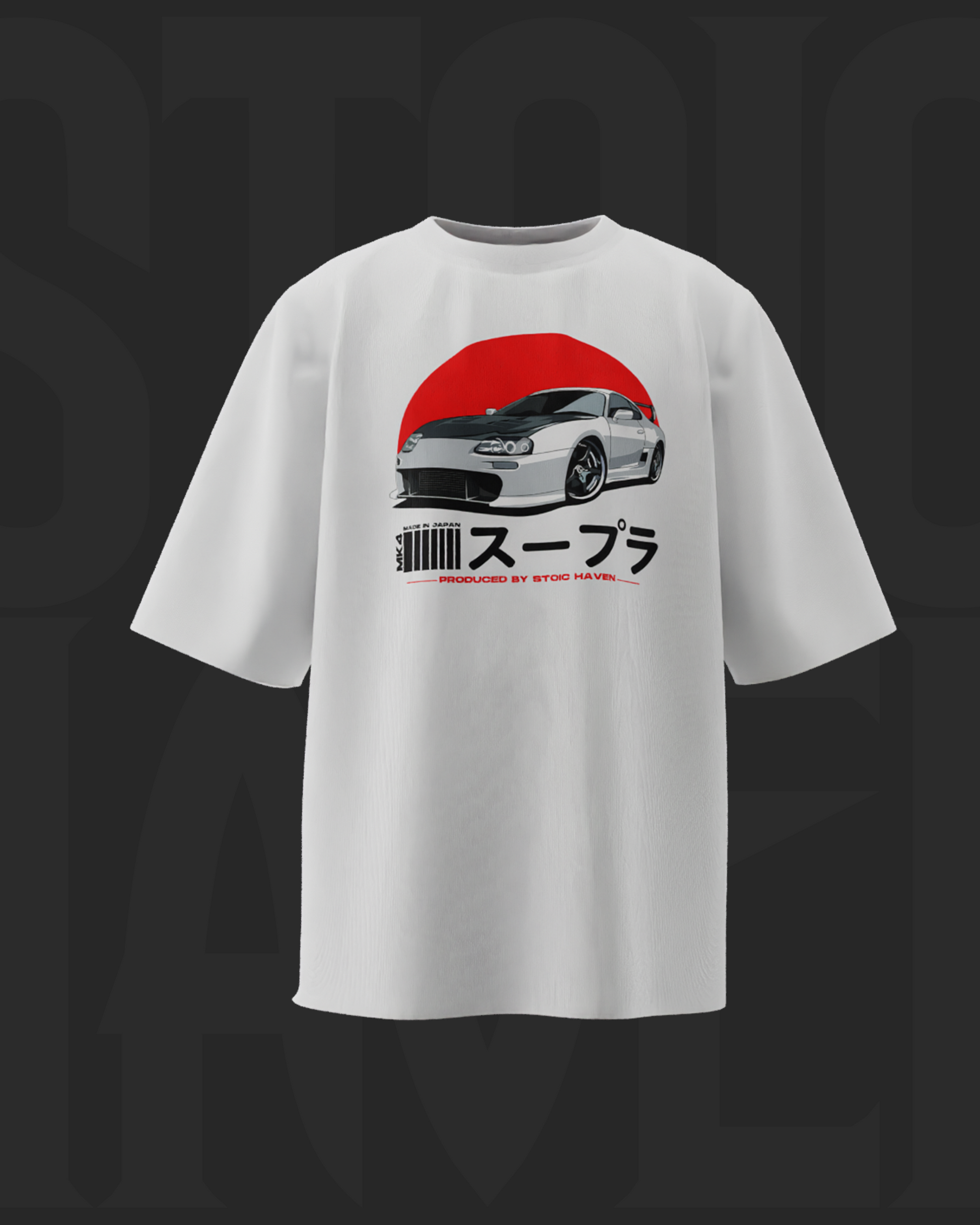 JDM Supra Style Oversized Shirt for Car lovers