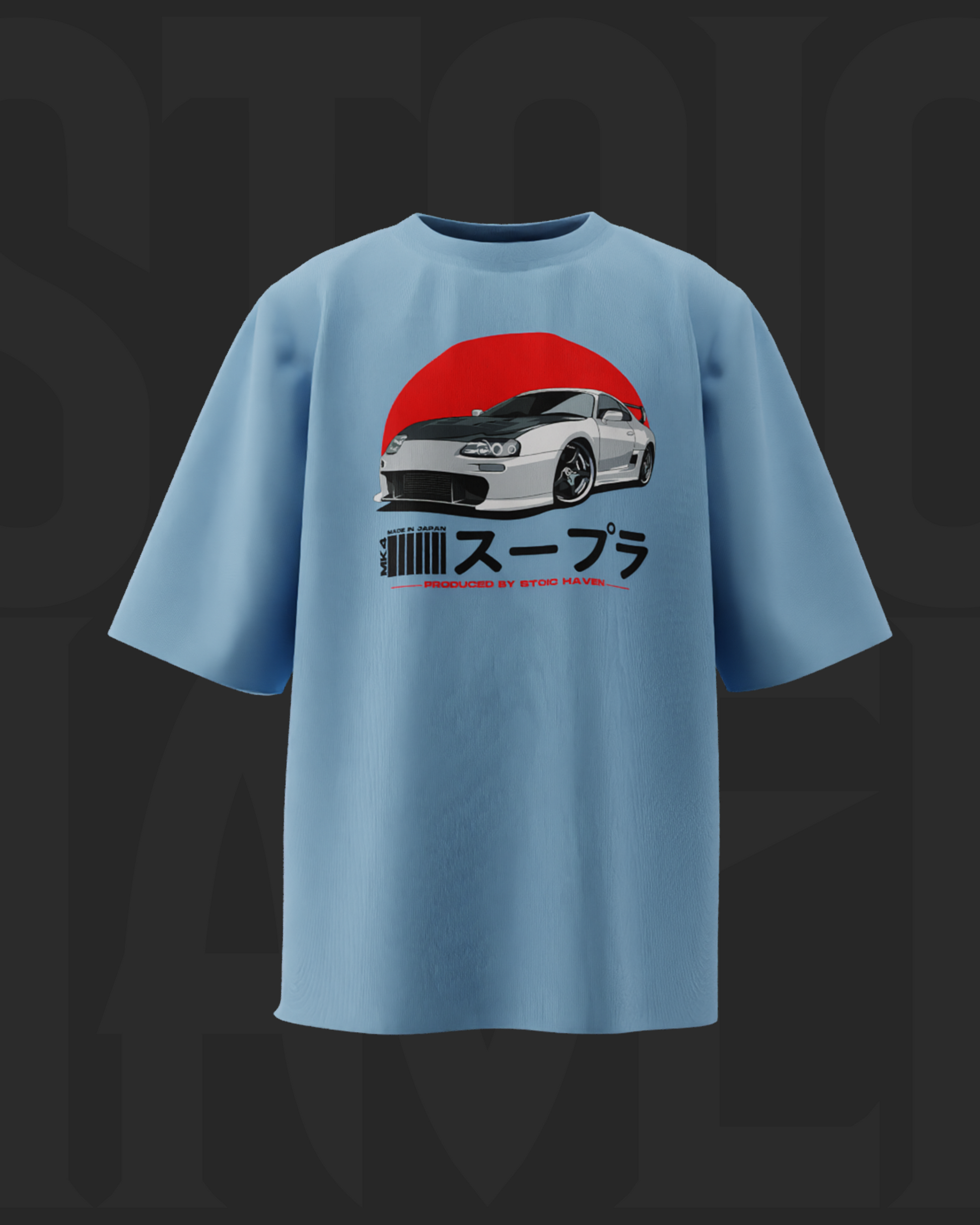 JDM Supra Style Oversized Shirt for Car lovers