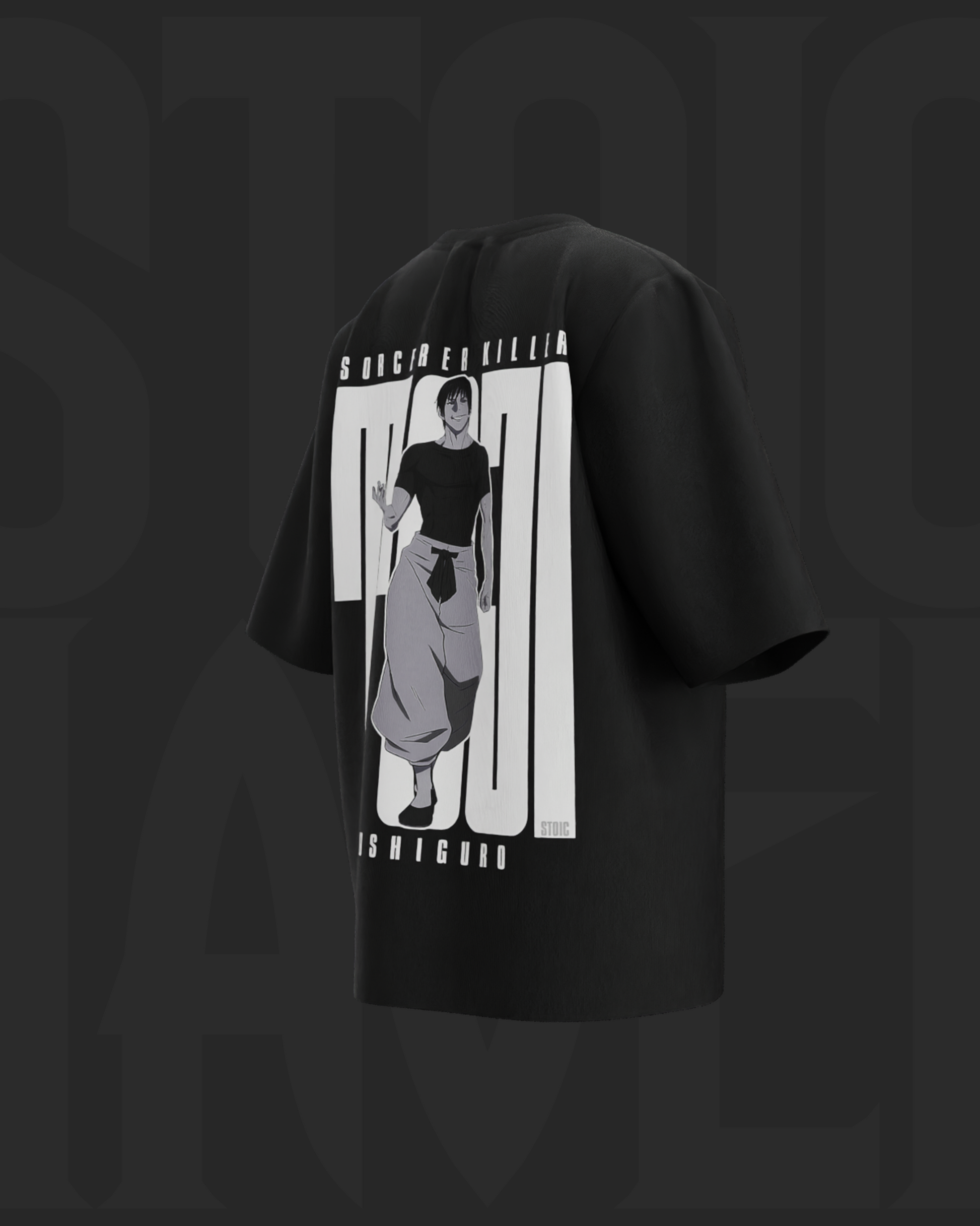 Jujutsu Kaisen Anime Toji Fushiguro Inspired Urban Fashion - Premium Stoic Haven Oversized T-shirt