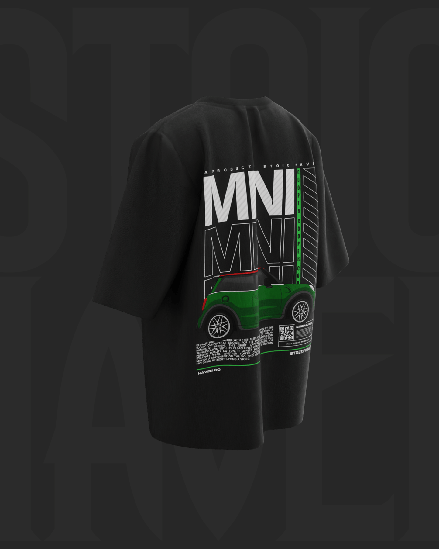 "The Mini" Premium Oversized Car T-shirt