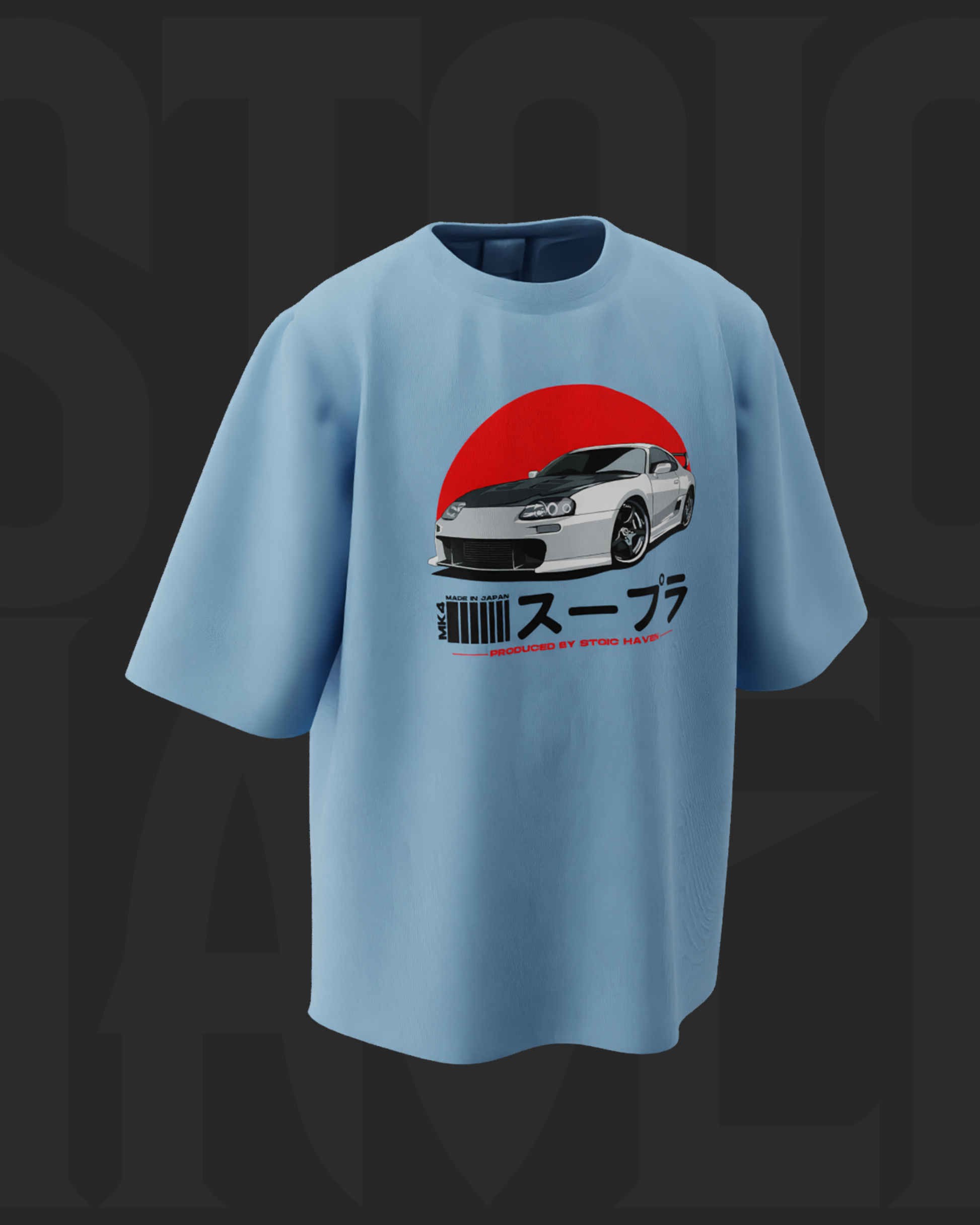 JDM Supra Style Oversized Shirt for Car lovers