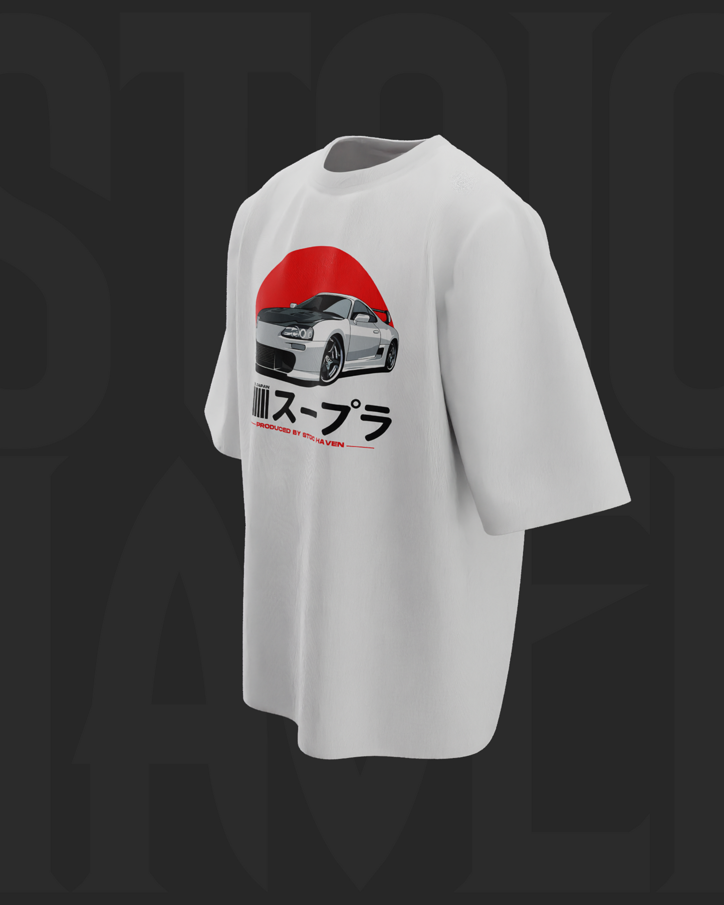 JDM Supra Style Oversized Shirt for Car lovers