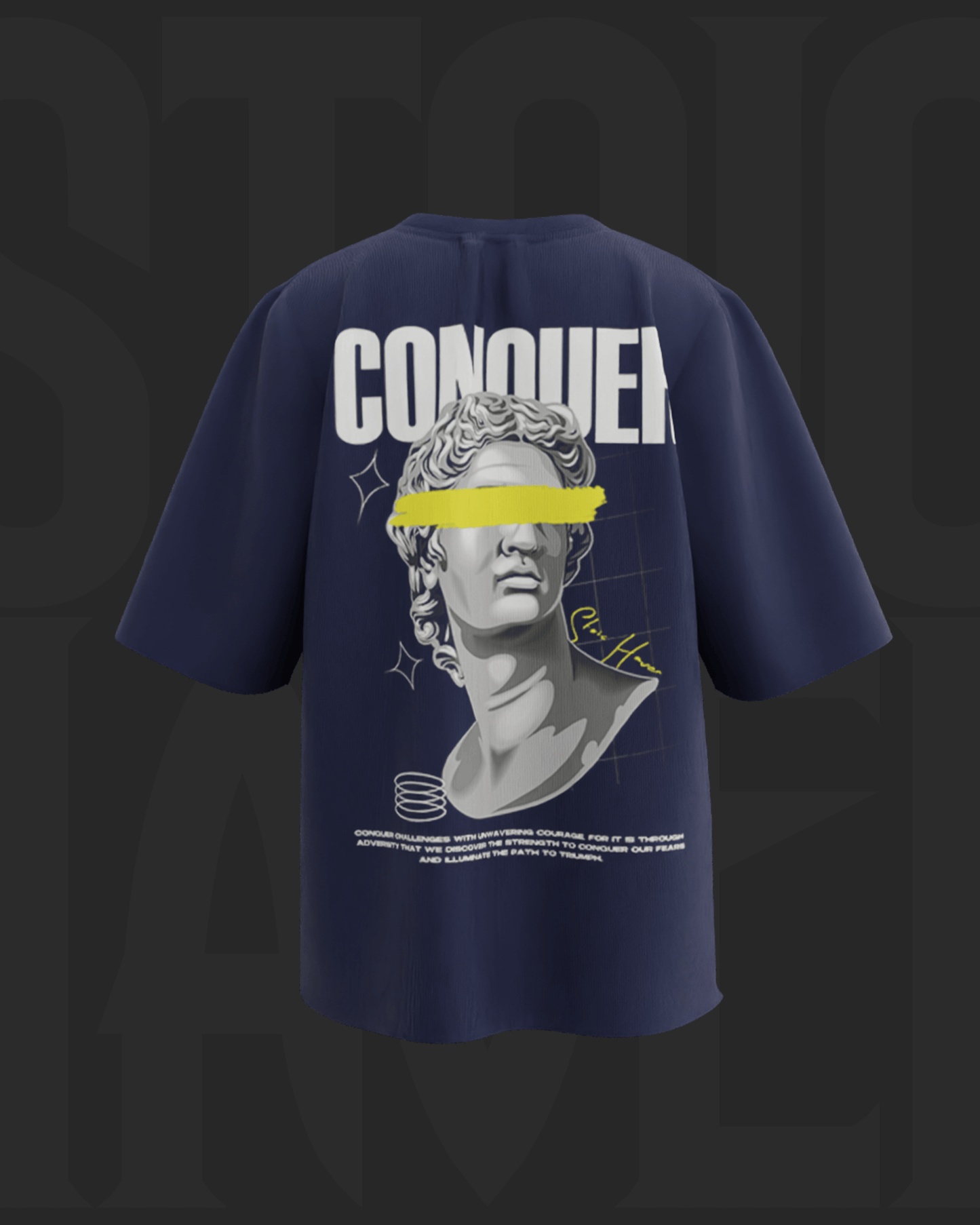 Conquer Premium Oversized T-shirt