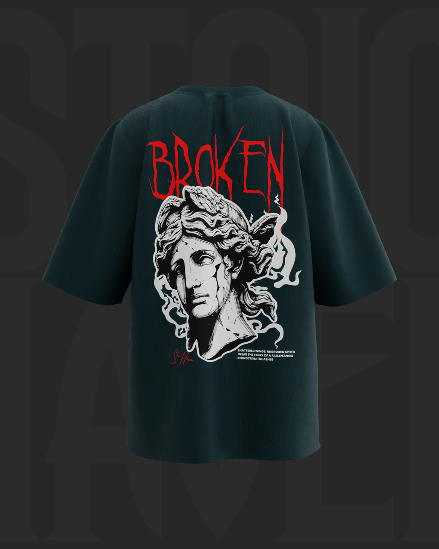 Broken Premium Oversized T-shirt