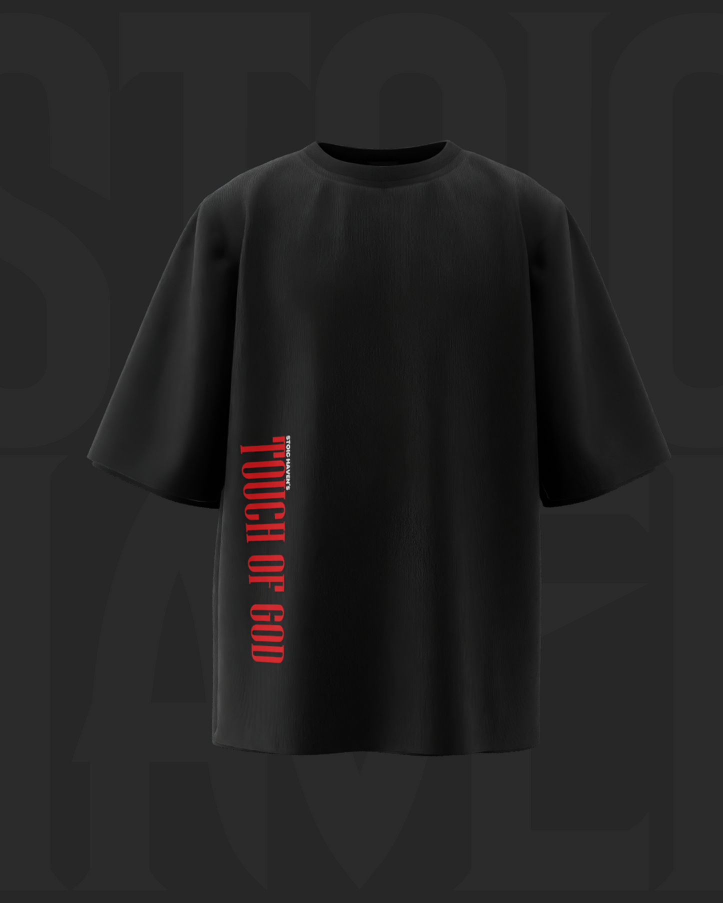 Touch Of God Premium Oversized Tshirt