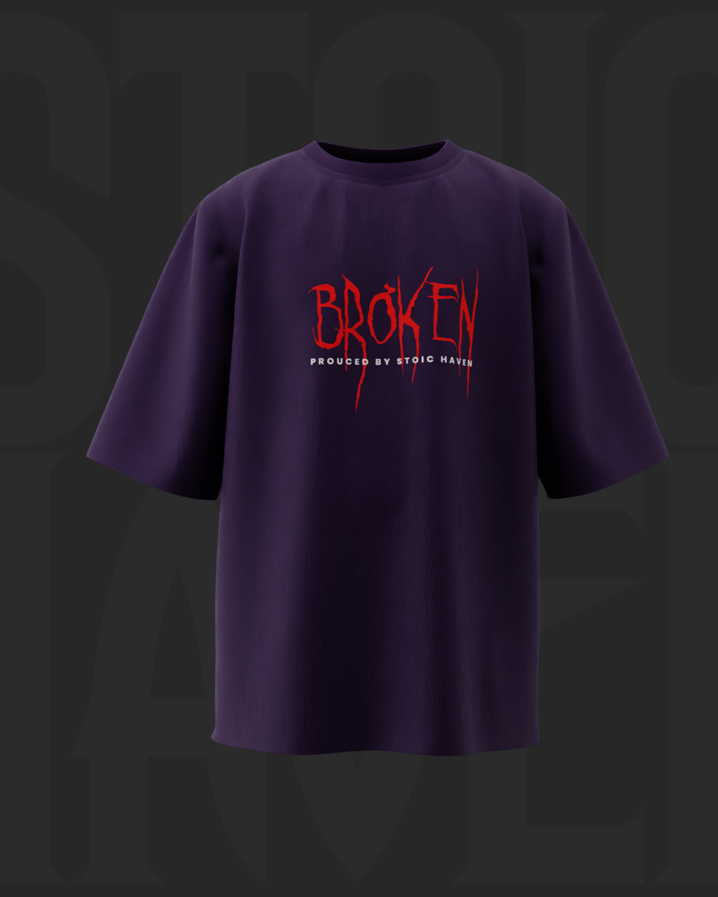 Broken Premium Oversized T-shirt