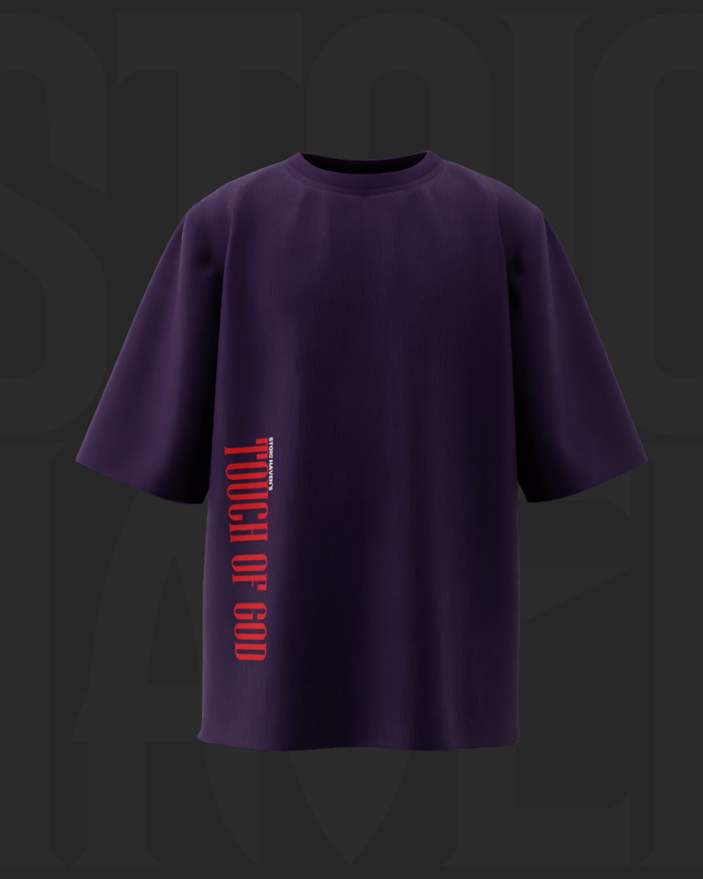 Touch Of God Premium Oversized Tshirt