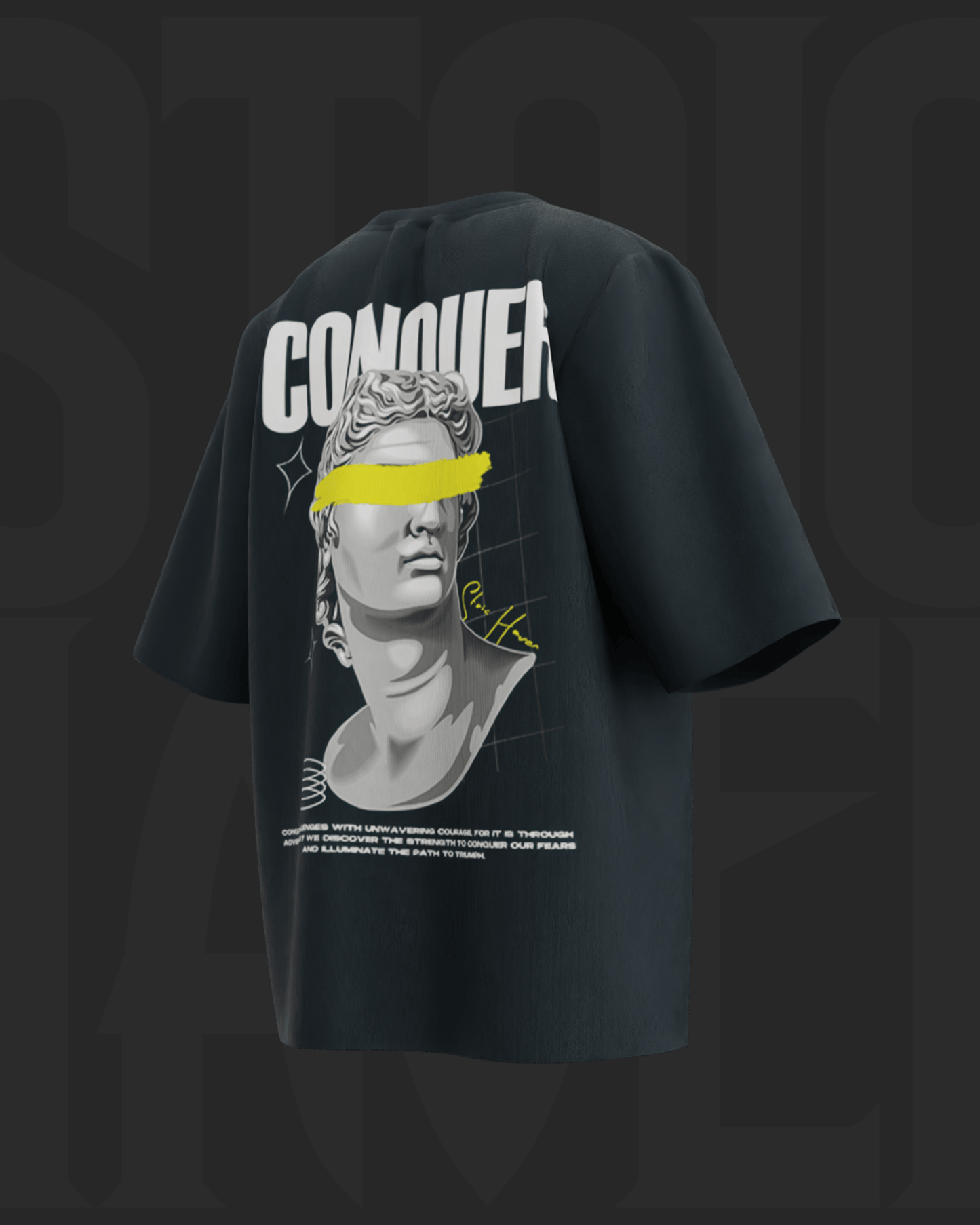 Conquer Premium Oversized T-shirt