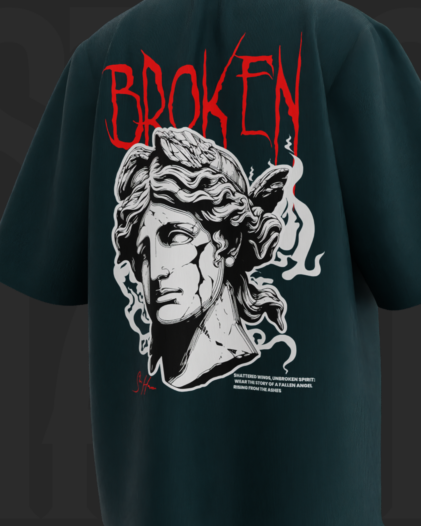 Broken Premium Oversized T-shirt