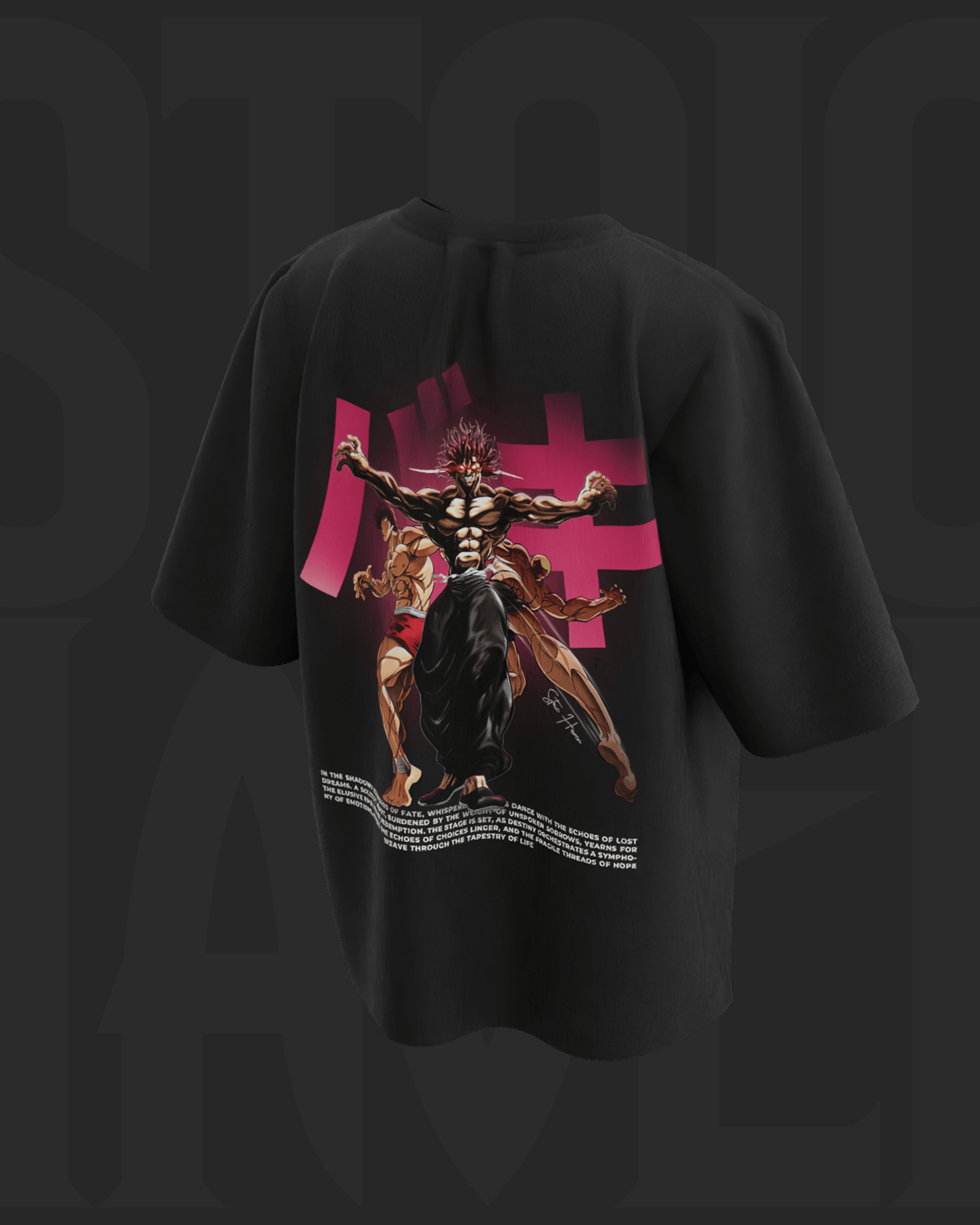 Baki Anime T-shirt India, Exclusive Baki Collection, Martial Arts Fashion, Anime Enthusiast Apparel, Limited Edition Baki T-shirts, Indian Anime Fans' Choice, Baki Hanma Merchandise, Anime-inspired Clothing, Iconic Baki Characters, Premium Quality Anime Wear.